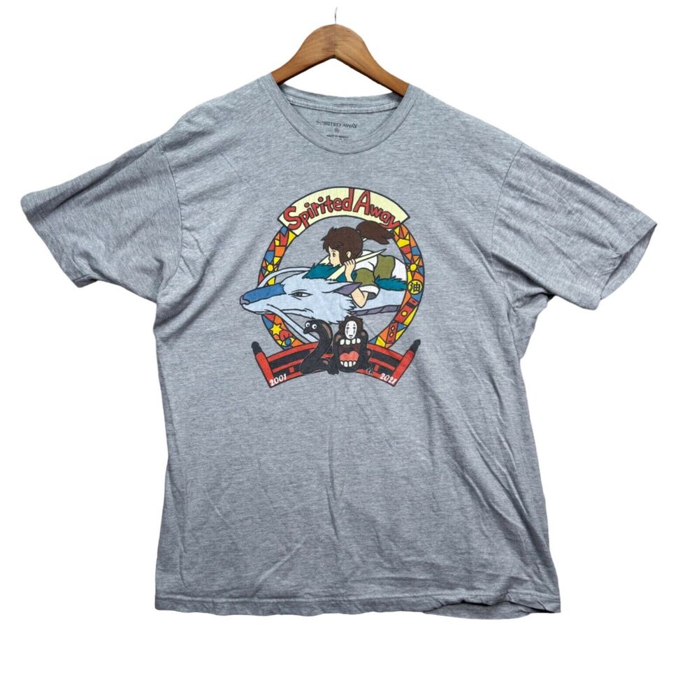 Ghibli Spirited Away 20th Anniversary Official Japanese Anime Movie T Shirt XL